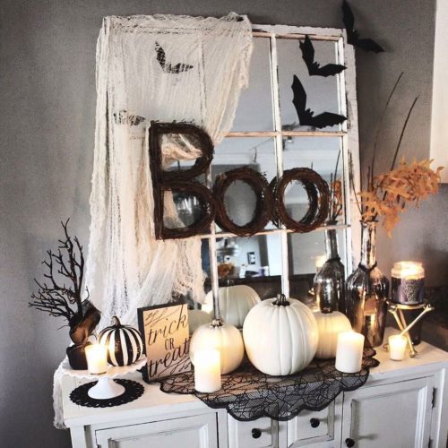 décoration de la fête d'Halloween