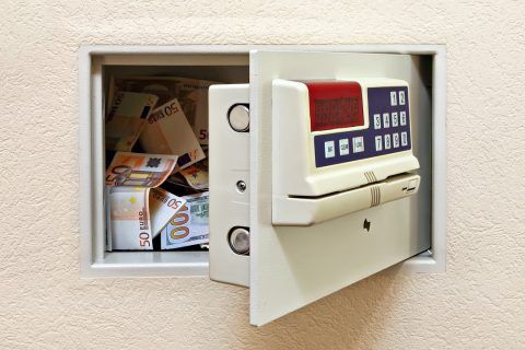 le coffre-fort encastrable