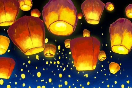 lanternes volantes