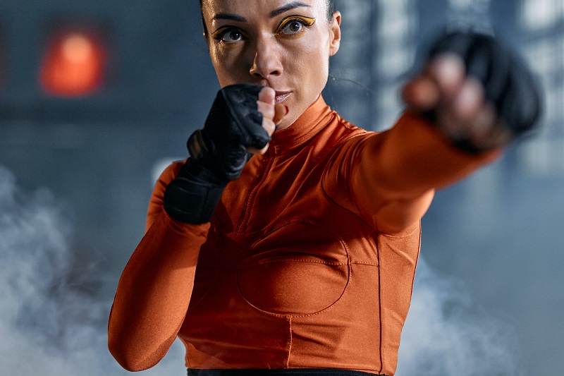 femme combat