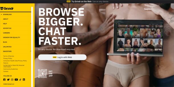 Grindr, site de rencontre gay